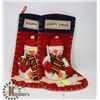 Image 1 : 2 SNOWMAN CHRISTMAS STOCKINGS/20"