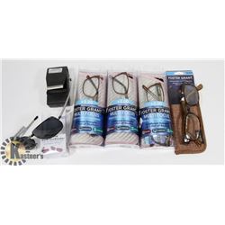 5 PAIRS FOSTER GRANT READING GLASSES