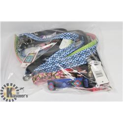 BAG OF DOG LEASHES/ COLLARS