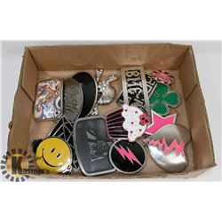 FLAT OF BELT BUCKLES