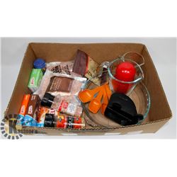 BOX W/NEW HOUSEHOLD PRODUCTS INCL.