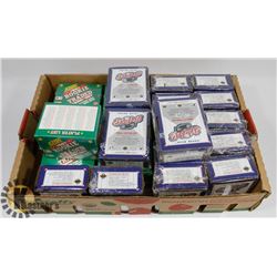 FLAT OF 22 SEALED 1991 BASEBALL CARD SETS.