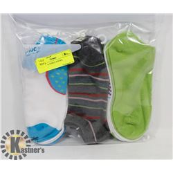 9PK LADIES ANKLE SOCKS.
