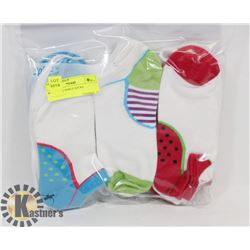 9PK LADIES ANKLE SOCKS.