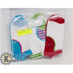 9PK LADIES ANKLE SOCKS.