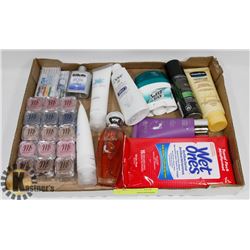 FLAT OF PERSONAL HYGIENE PRODUCTS AND BEAUTY