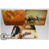 Image 1 : LOT OF THREE GLASS CUTTING BOARDS