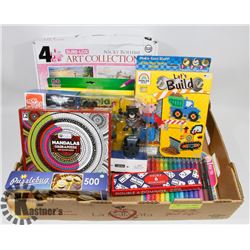 FLAT OF KIDS CRAFTS AND TOYS