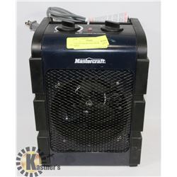 UTILITY FAN HEATER,1500 WATT,3 SPEED