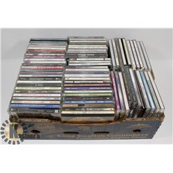 FLAT OF ASSORTED MUSIC CDS