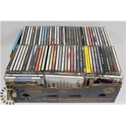 FLAT OF ASSORTED MUSIC CDS