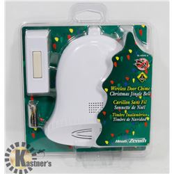 WIRELESS DOOR CHIME CHRISTMAS JUNGLE BELL NEW
