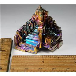 3)  NATURAL RAINBOW BISMUTH MINERAL