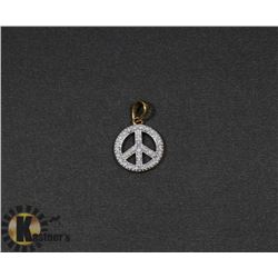 #74-SYNTHETIC DIAMOND ACCENT PENDANT