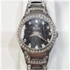 Image 1 : 22) STAINLESS STEEL BULOVA DIAMOND WATCH