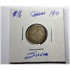 Image 1 : 13)  SILVER 1910 CANADIAN DIME