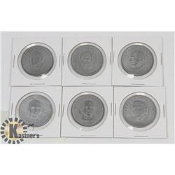 LOT OF PRIME MINISTER COLLECTOR COINS.