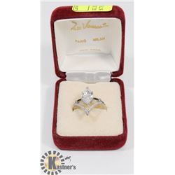 ELEGANT MARQUISE CUT WEDDING STYLE RING SIZE9