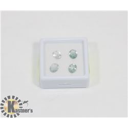 #110-SYNTHETIC LIGHT GREEN AMETHYST GEMSTONE 6.0CT