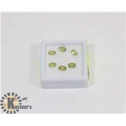 #106-SYNTHETIC GREEN PERIDOT GEMSTONE 5.0CT