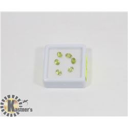 #107-SYNTHETIC GREEN PERIDOT GEMSTONE 5.0CT