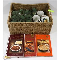 LARGE ESTATE LOT OF COMPANIES COMING COOKBOOKS,