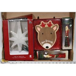 TREE TOP STAR,  MOOSEDEER FRIENDS DISH, 2 HAND