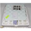 Image 1 : DELUXE GLASS SIX IN ONE GAME SET-CHESS, CHECKERS
