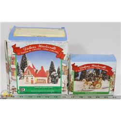 DICKENS WINTERVILLE PORCELAIN LIGHTED HOUSE TOY