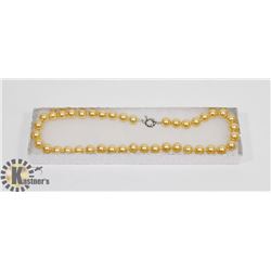 #7-SYNTHETIC SEA SHELL PEARL NECKLACE 10MM