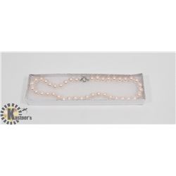 #25-SYNTHETIC SEA SHELL PEARL NECKLACE 10MM