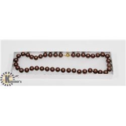 #26-SYNTHETIC SEA SHELL PEARL NECKLACE 10MM