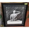 Image 1 : FRAMED EXTRAORDINARILY FIT NAKED MAN PICTURE