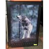 Image 1 : FRAMED WOLF SONG BY BRANDENBURG PHOTOGRAPHY