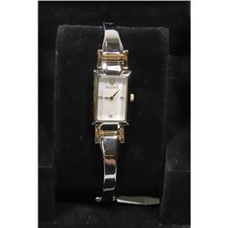 NEW BULOVA LADIES DIAMOND WATCH GOLD / ST. STEEL