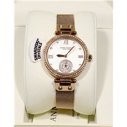 NEW ANNE KLEIN NEW YORK SWAROVSKI CRYSTALS WATCH