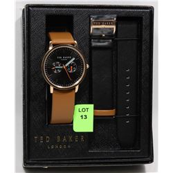 NEW TED BAKER LONDON MEN'S WATCH WITH DATE WEEKDAY
