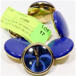 LADIES NIXON THE SPREE SS REVERSIBLE GOLD / BLUE W