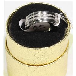 NEW STAINLESS STEEL RING SZ 10