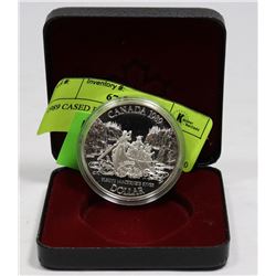 1989 CASED PROOF SILVER $1