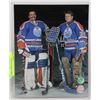 Image 1 : GRANT FUHR AND ANDY MOOG DUALLY SIGNED 8X10 WITH