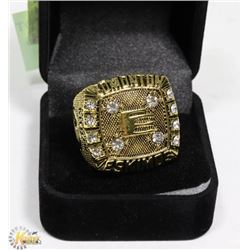 1981 ESKIMOS WARREN MOON REPLICA GREY CUP RING.