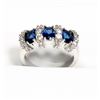 Image 1 : GENUINE SAPPHIRE RING LADIES SIZE 7