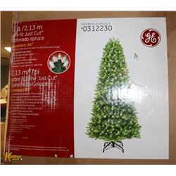 NEW 7FT PRE-LIT JUST CUT COLORADO SPRUCE