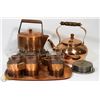 Image 1 : VINTAGE COPPER COFFEE TEA SET