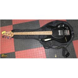 1990S STAGG BASS GUITAR WITH BAG.
