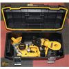 Image 1 : STANLEY HEAVY DUTY TOOL BOX WITH DEWALT