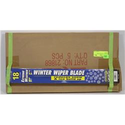 CASE OF 5-18" WINTER WIPER BLADES