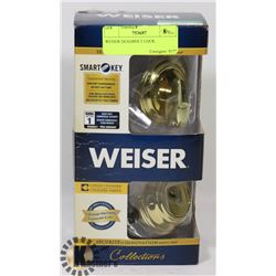 WEISER DEADBOLT LOCK.