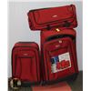 Image 1 : SET OF 3 SUIT CASES WITH SPINNER WHEELS &